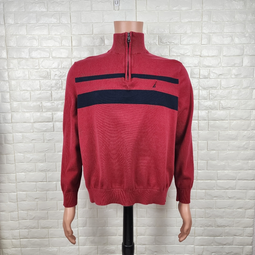 nautica mens large red sweater ( 5 for $20 ) - Picture 2 of 7